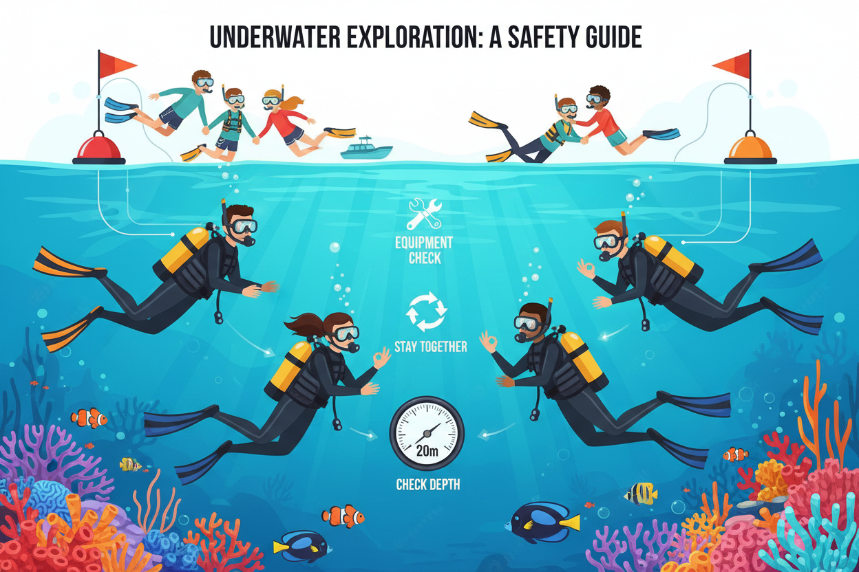 מהם הבדיקות החשובות לפני יציאה לצלילה? המדריך לבטיחות מתחת למים