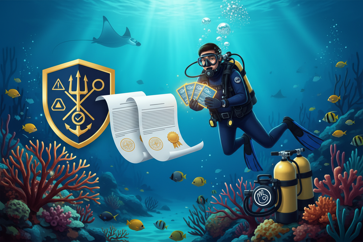 חוק ותעודות: הסבר על חוק הצלילה הספורטיבית ותקנון הצוללים בישראל