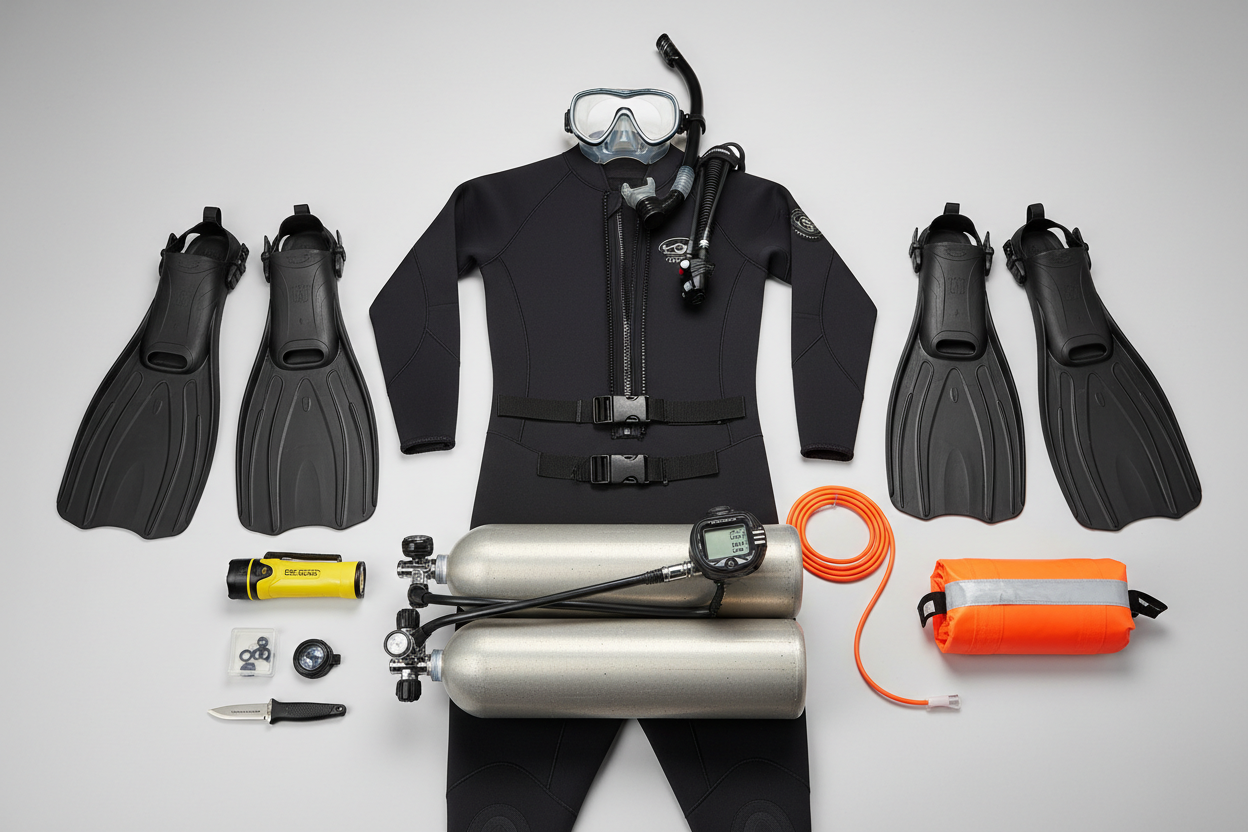 סקירות ציוד צלילה, בטיחות וציוד נלווה: כל מה שצריך לדעת ב-2026