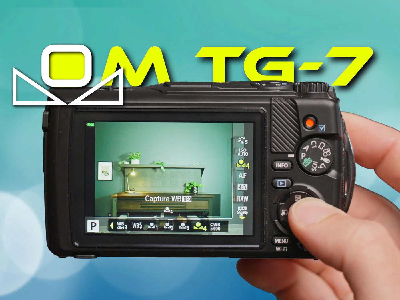 איזון לבן בלחיצה אחת עם OM System TG-7 ו-Olympus TG-6, TG-5