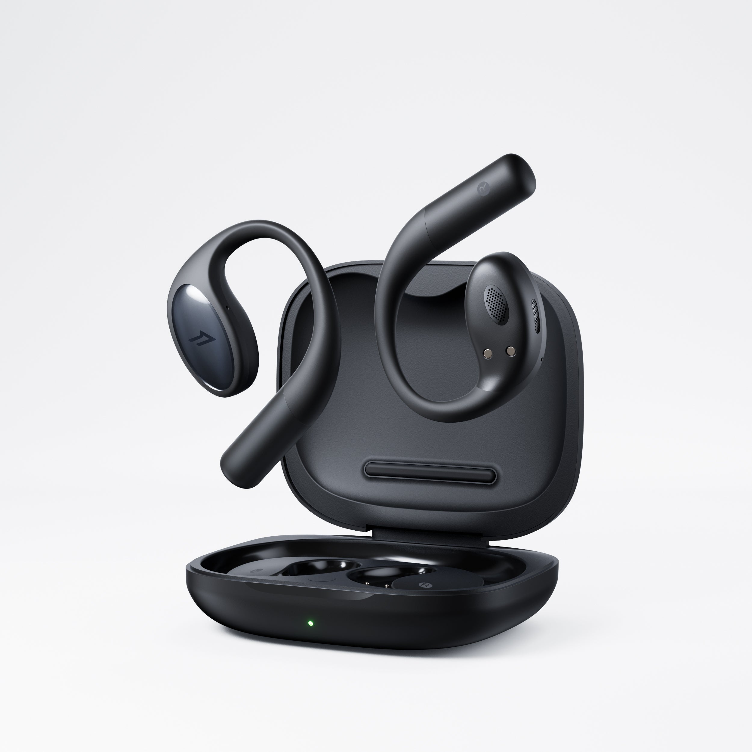 1MORE Open Earbuds S51 אוזניות ספורט בטכנולוגיית אוזן פתוחה בצבע שחור