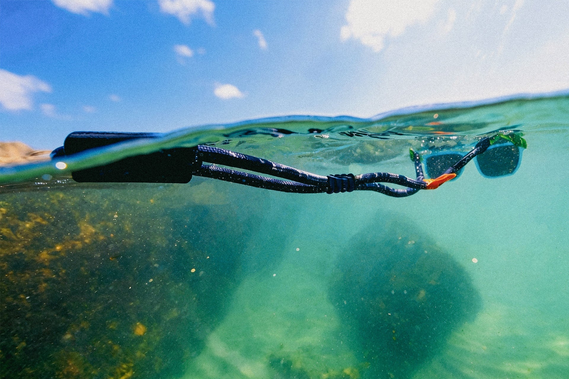 AZTRON STONE GREY Sunglasses Retainer רצועה למשקפי שמש