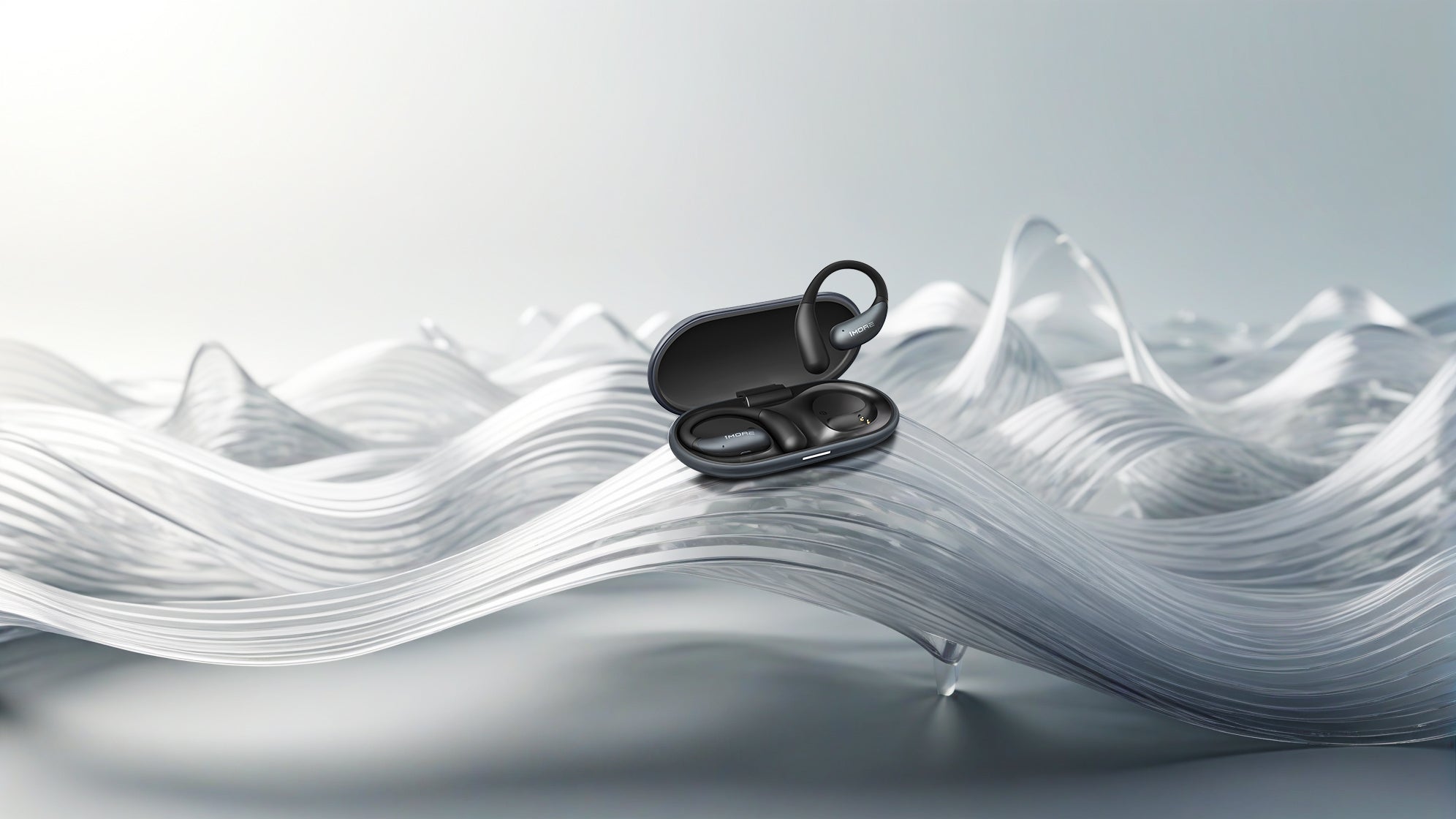 1MORE Open Earbuds S11 Black אוזניות אלחוטיות אוזן פתוחה בצבע שחור - דוגית