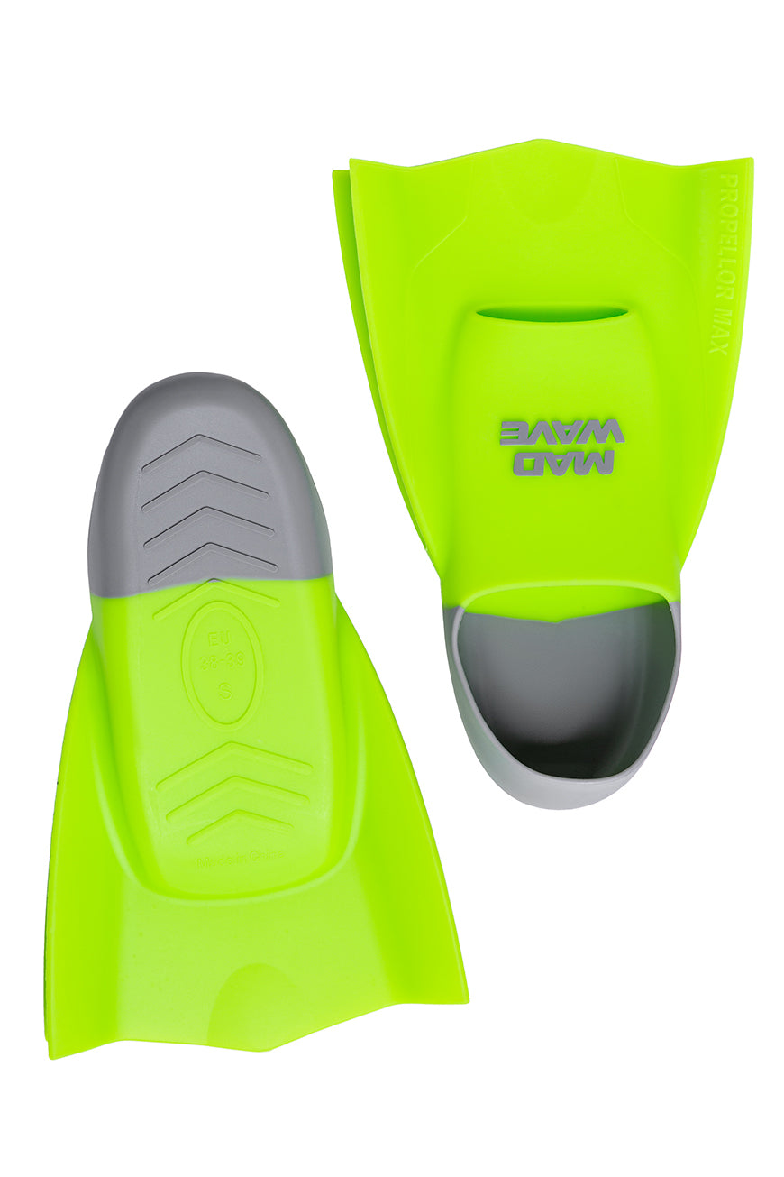 MAD WAVE Propellor max סנפירי שחייה קצרים זומרס מסיליקון