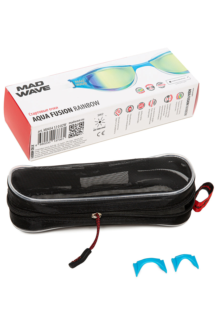 MAD WAVE Aqua fusion rainbow משקפת שחייה