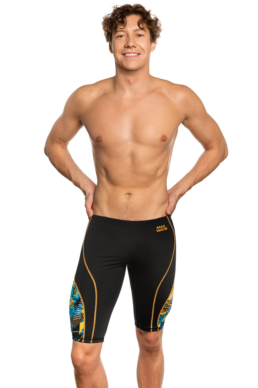 MAD WAVE Spurt PBT H2 Black בגד ים מכנס שחייה לגברים