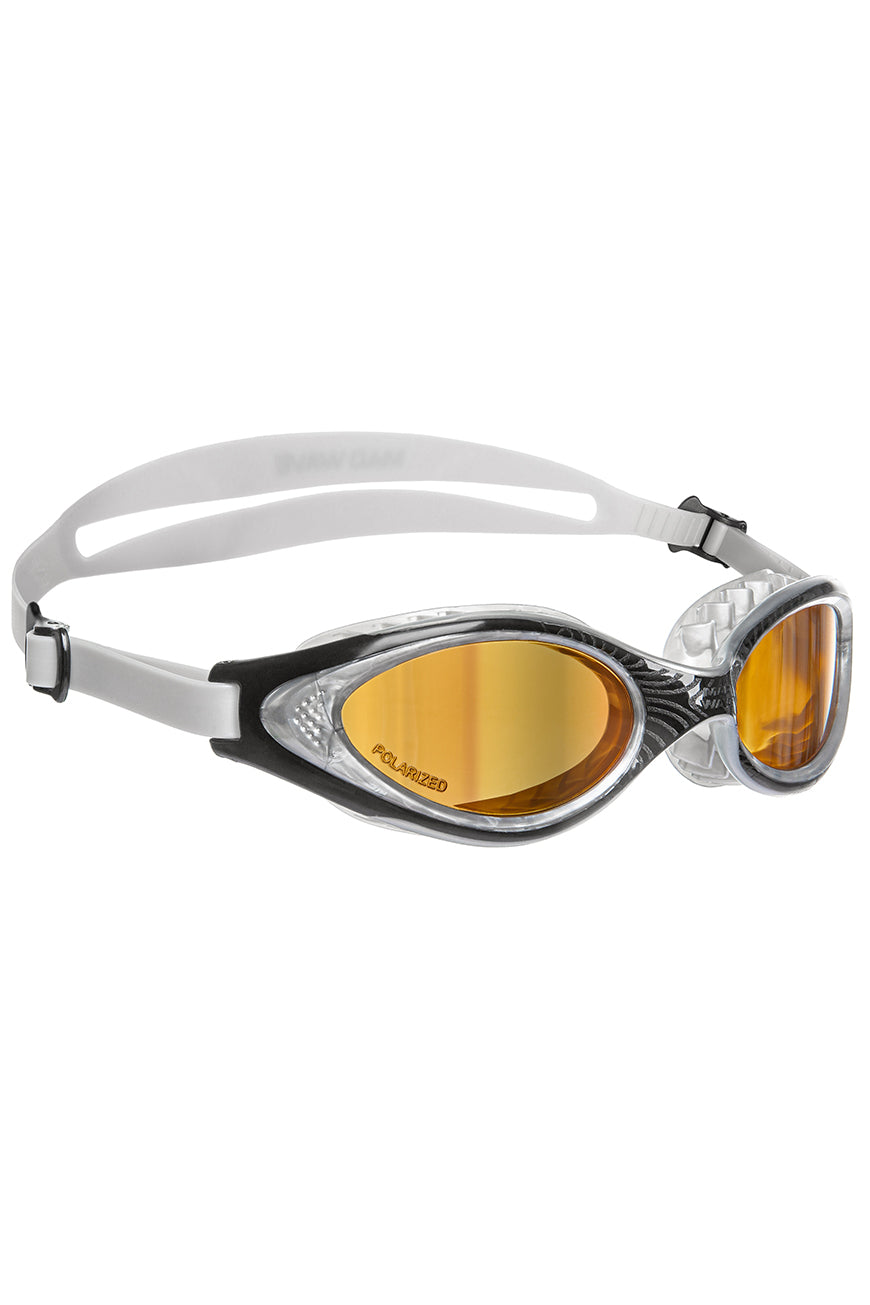 MAD WAVE Flame II Polarized משקפת שחייה פולורייזד - עדשות מקוטבות