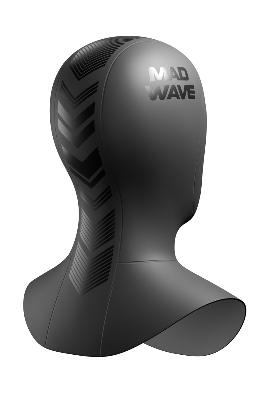 MAD WAVE OPNWTR Neo Therm Gdskn Hood כובע נאופרן תרמי עם חצאית לשחייה בעובי 2/3 מ"מ