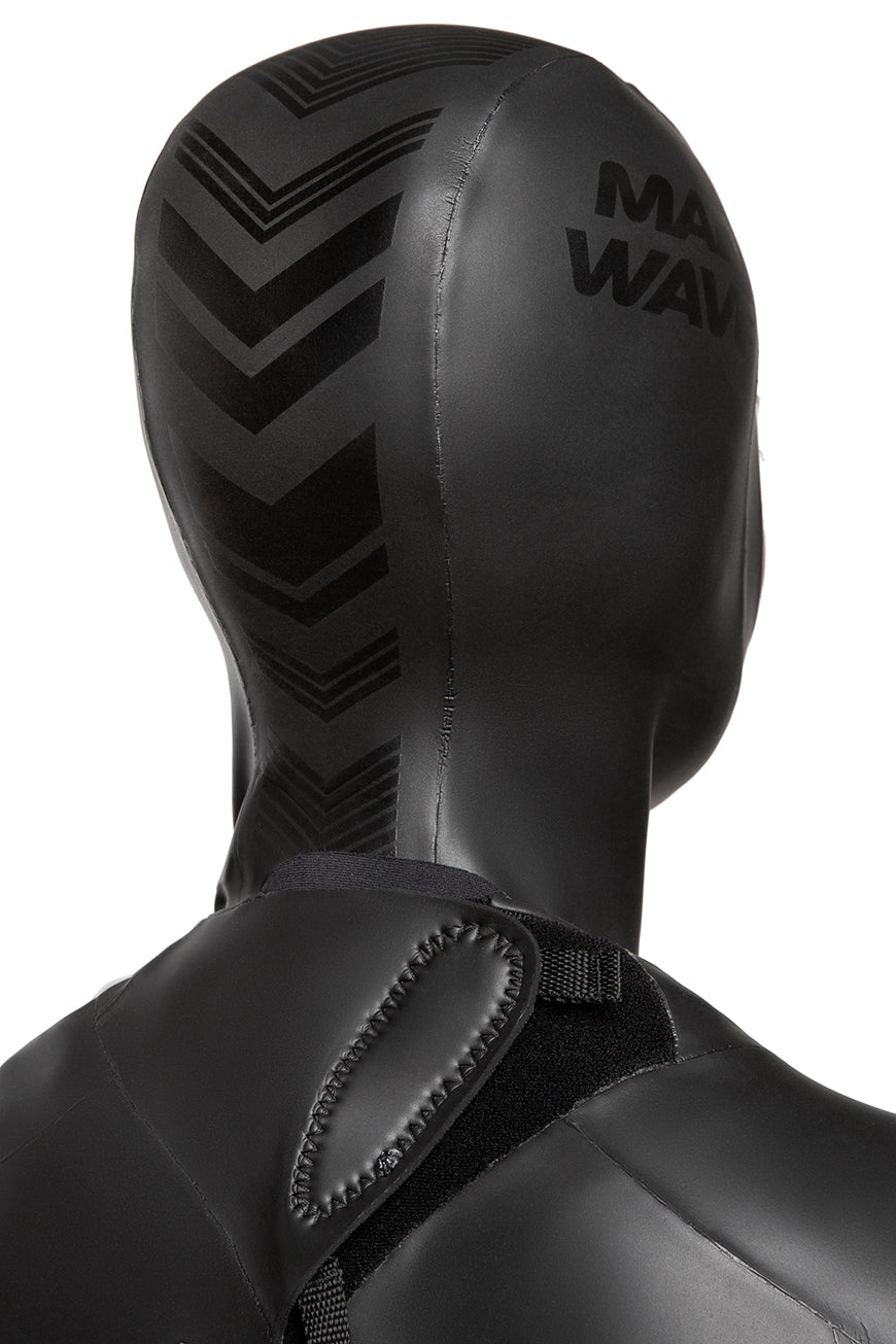 MAD WAVE OPNWTR Neo Therm Gdskn Hood כובע נאופרן תרמי עם חצאית לשחייה בעובי 2/3 מ"מ