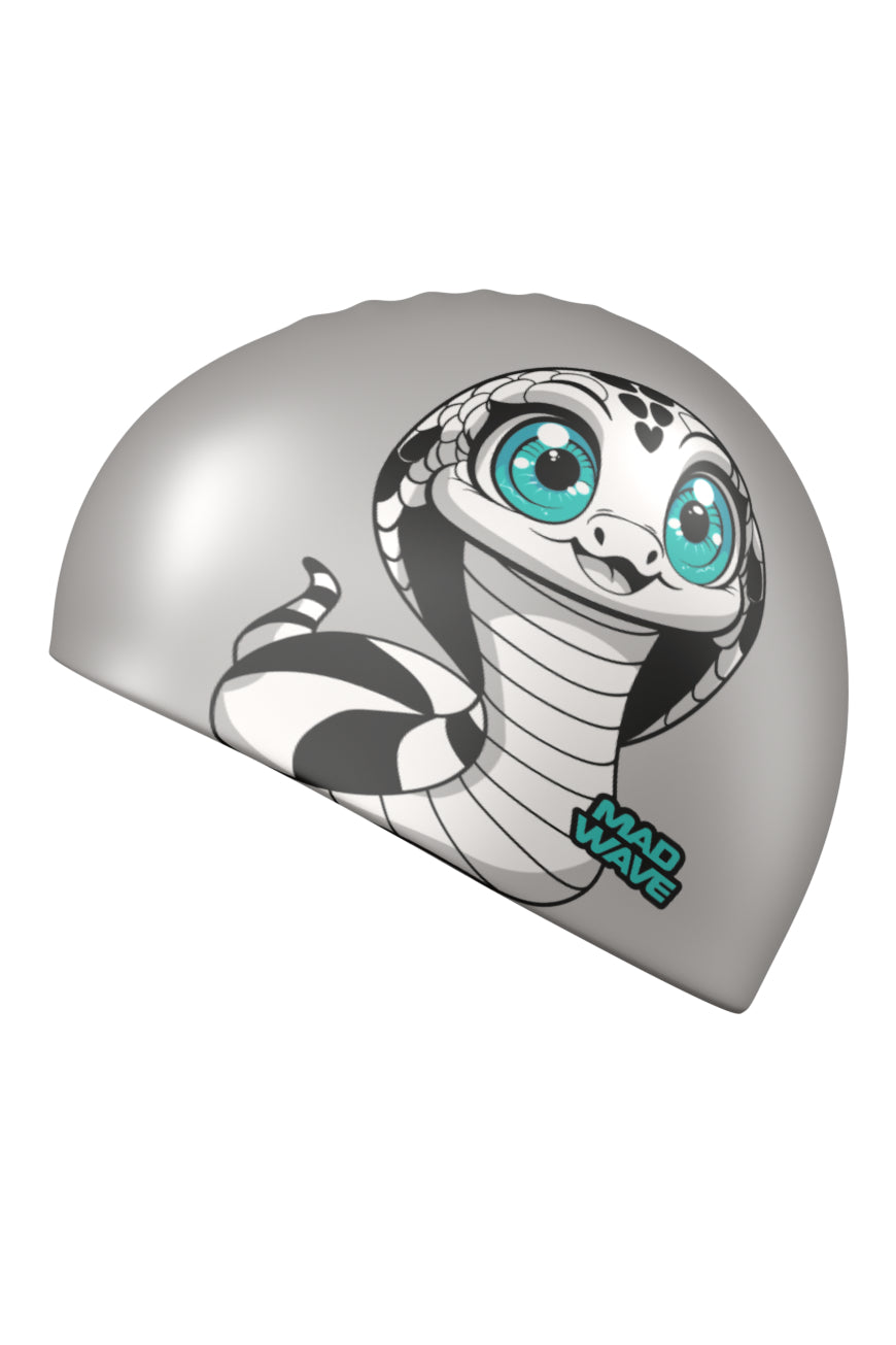 MAD WAVE Sillicon Swim Cap כובע שחיה במידה אחת למבוגרים וילדים כאחד