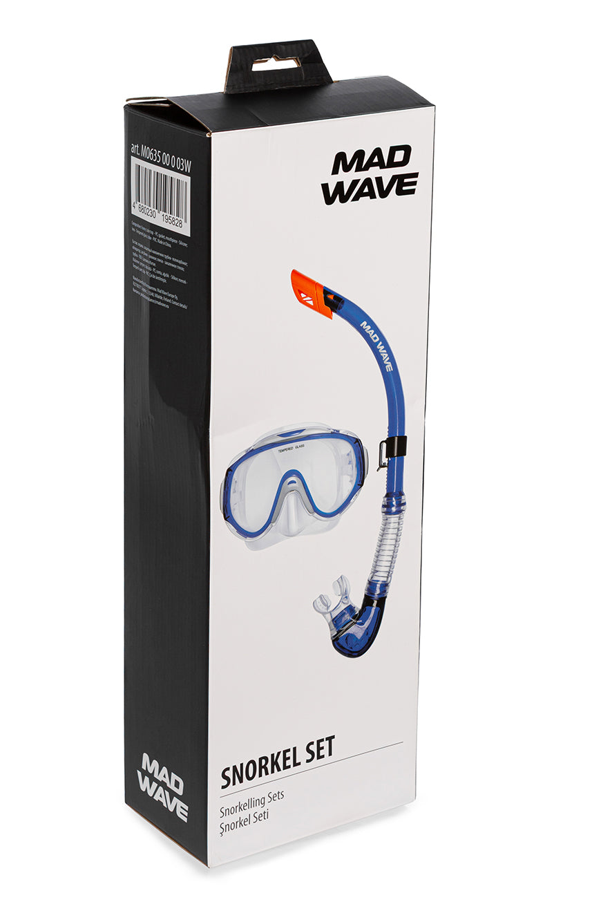 MAD WAVE Snorkel Set סט שנורקל ומסיכה