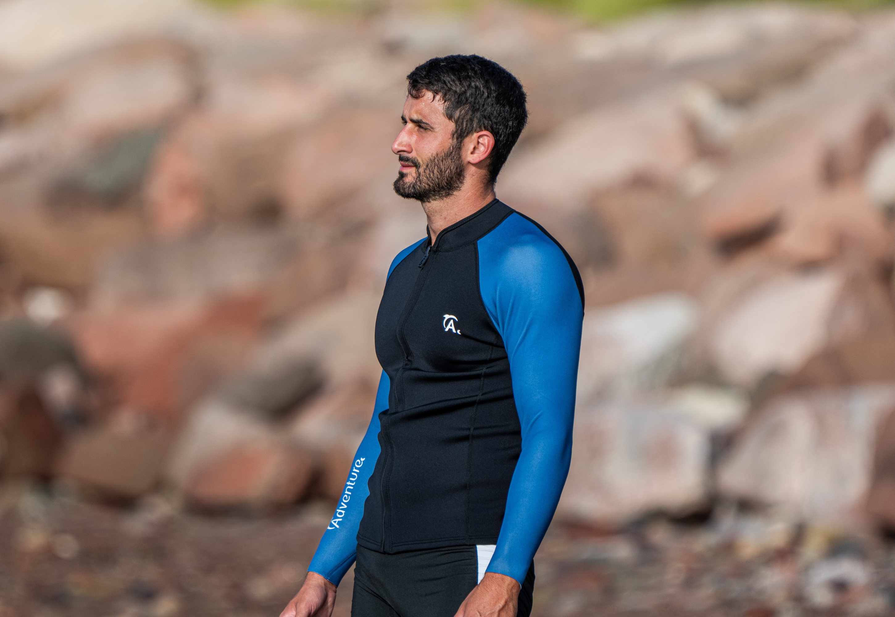 ADVENTURE 2mm Neo Jacket Black / Navy ג'קט נאופרן בעובי 2 מ"מ