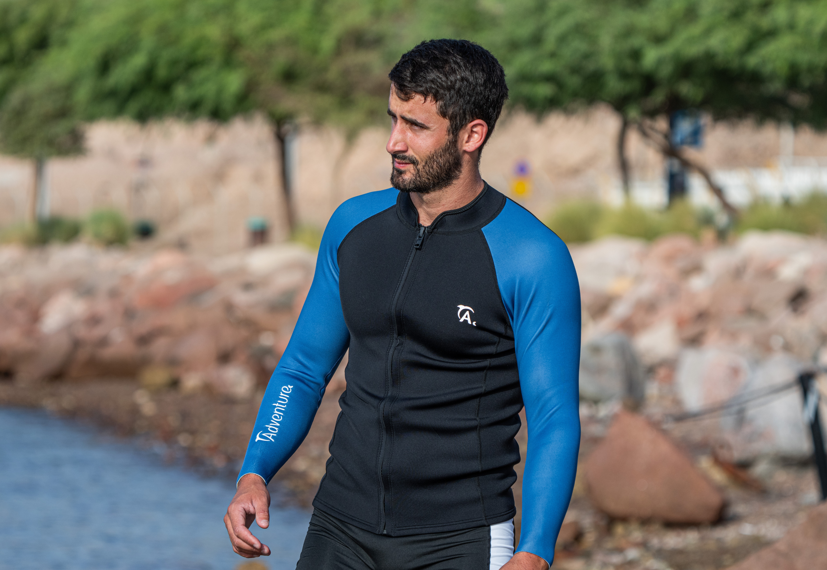 ADVENTURE 2mm Neo Jacket Black / Navy ג'קט נאופרן בעובי 2 מ"מ
