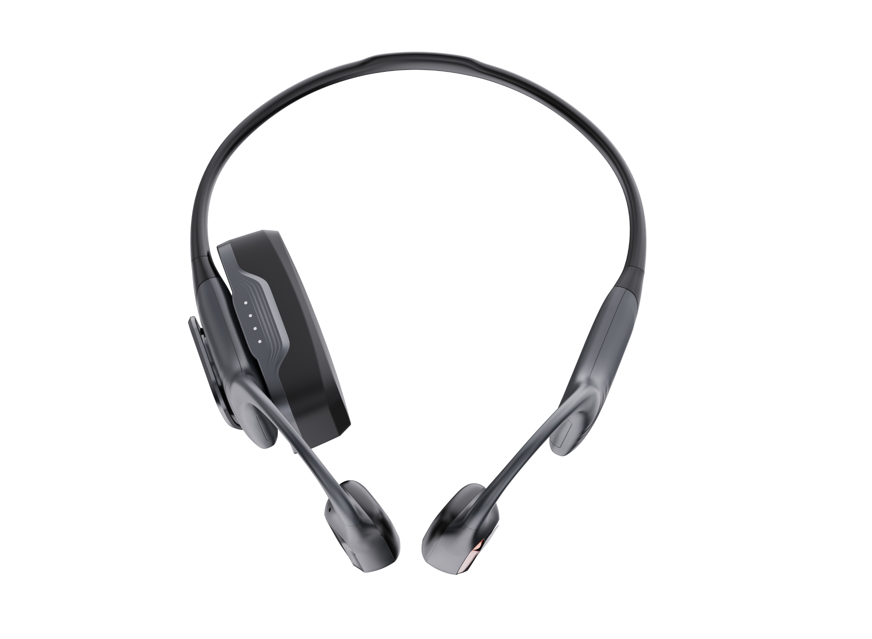 MOJAWA Purra Swim Pro Black Bone Conduction Earphone אוזניות שחייה וספורט אלחוטיות בטכנולוגיית הולכת עצם בצבע שחור