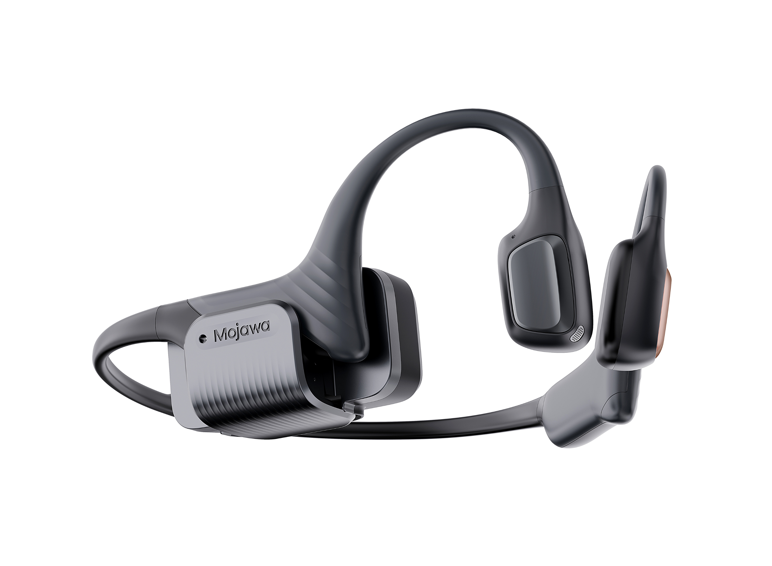 MOJAWA Purra Swim Pro Black Bone Conduction Earphone אוזניות שחייה וספורט אלחוטיות בטכנולוגיית הולכת עצם בצבע שחור