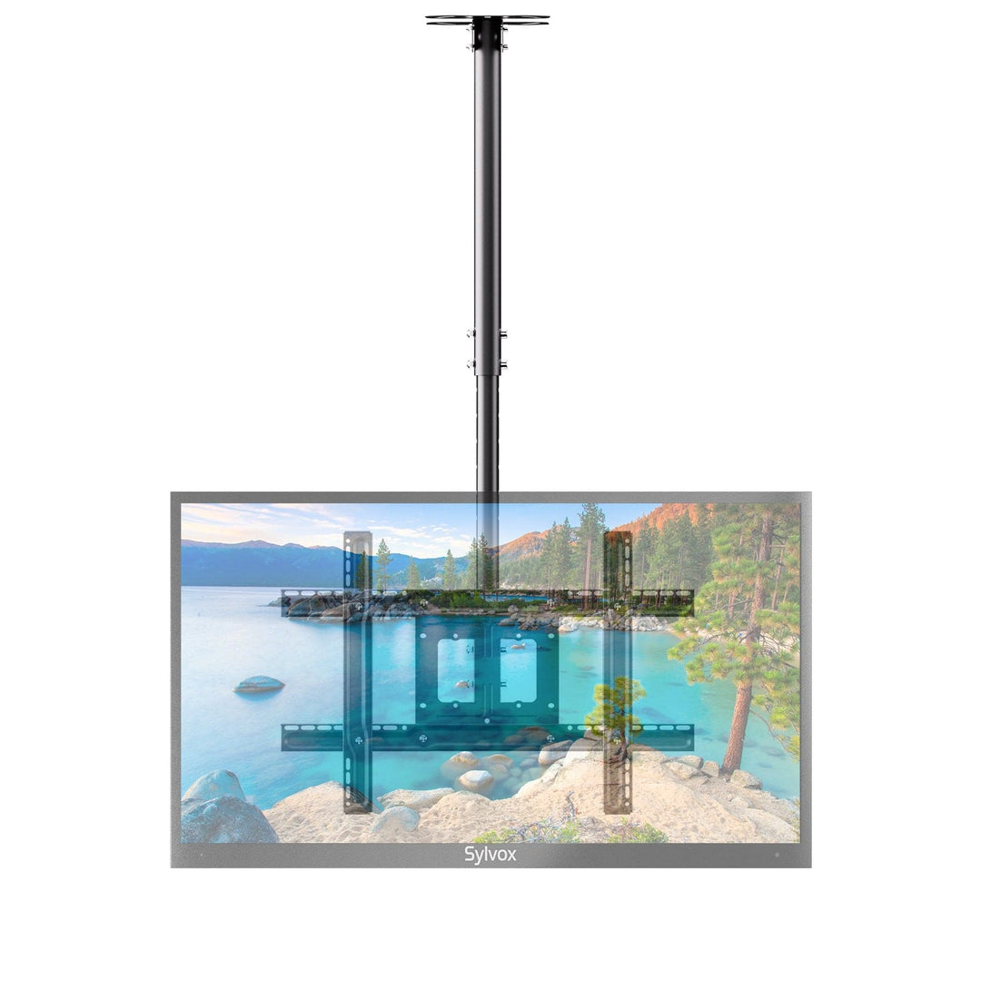 SYLVOX Outdoor TV Ceiling Mount זרוע תליה מהתקרה לטלויזיות בגודל 32-65 אינץ' - דוגית