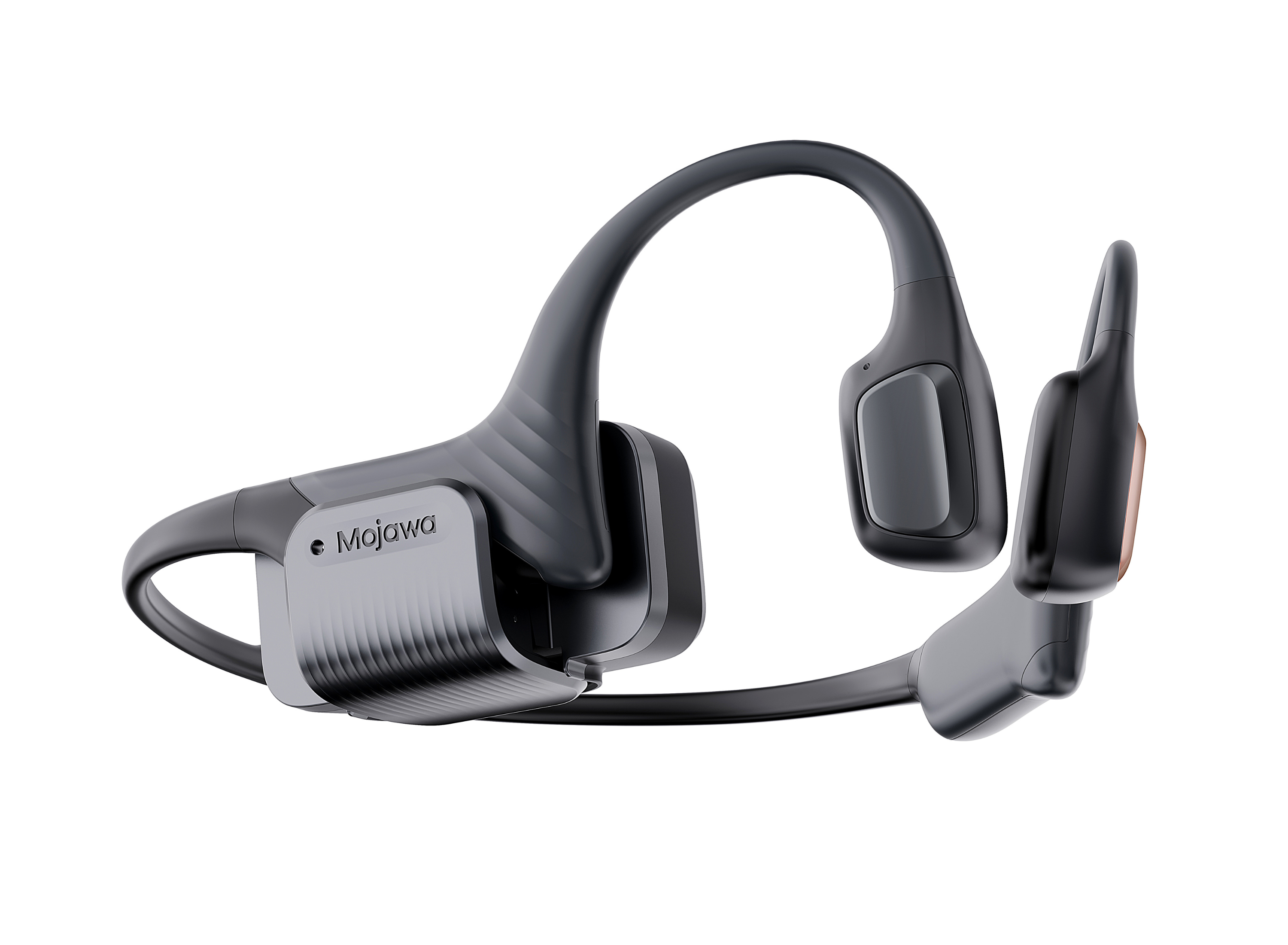 MOJAWA Purra Swim Pro Black Bone Conduction Earphone אוזניות שחייה וספורט אלחוטיות בטכנולוגיית הולכת עצם בצבע שחור