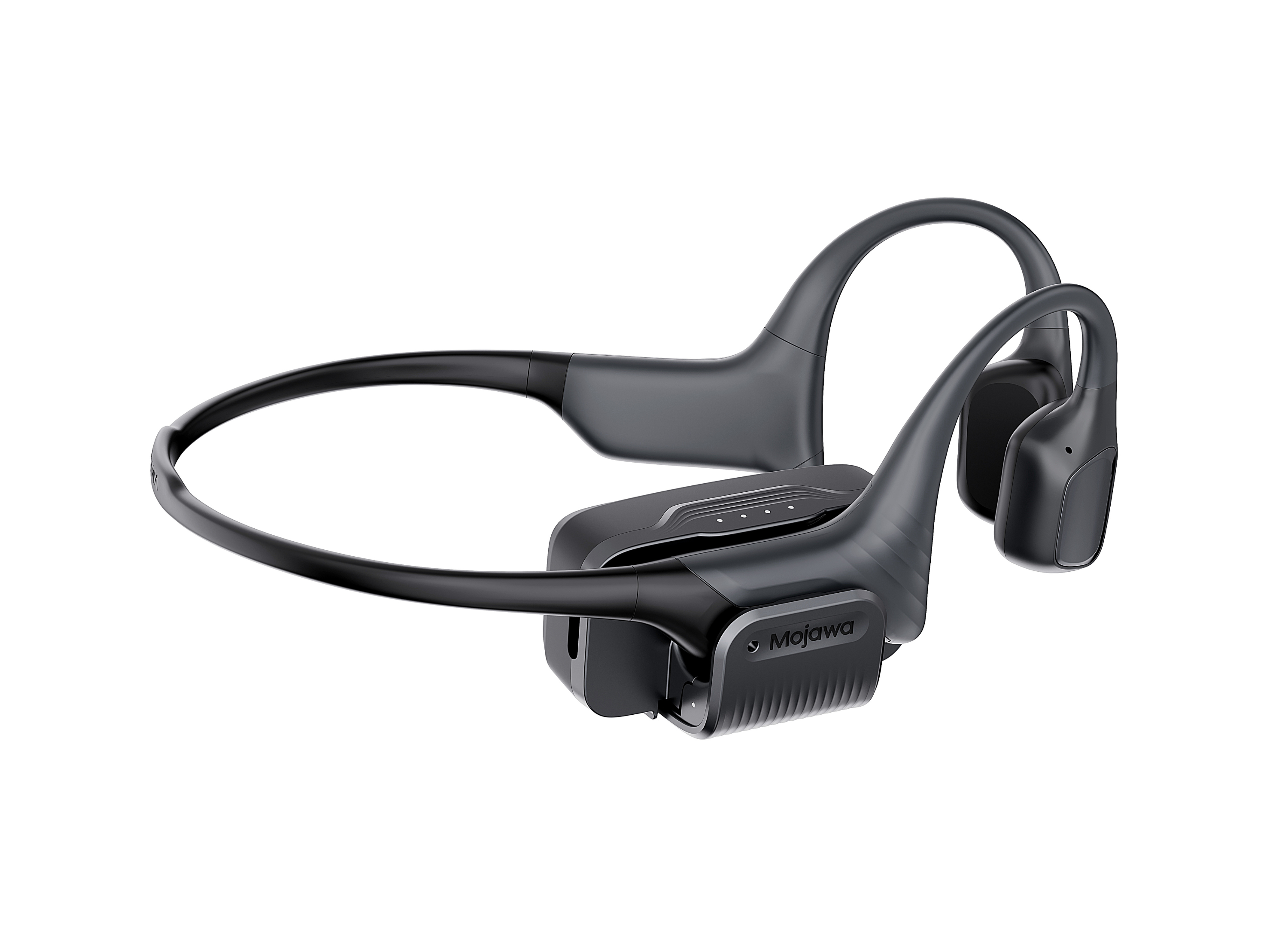 MOJAWA Purra Swim Pro Black Bone Conduction Earphone אוזניות שחייה וספורט אלחוטיות בטכנולוגיית הולכת עצם בצבע שחור