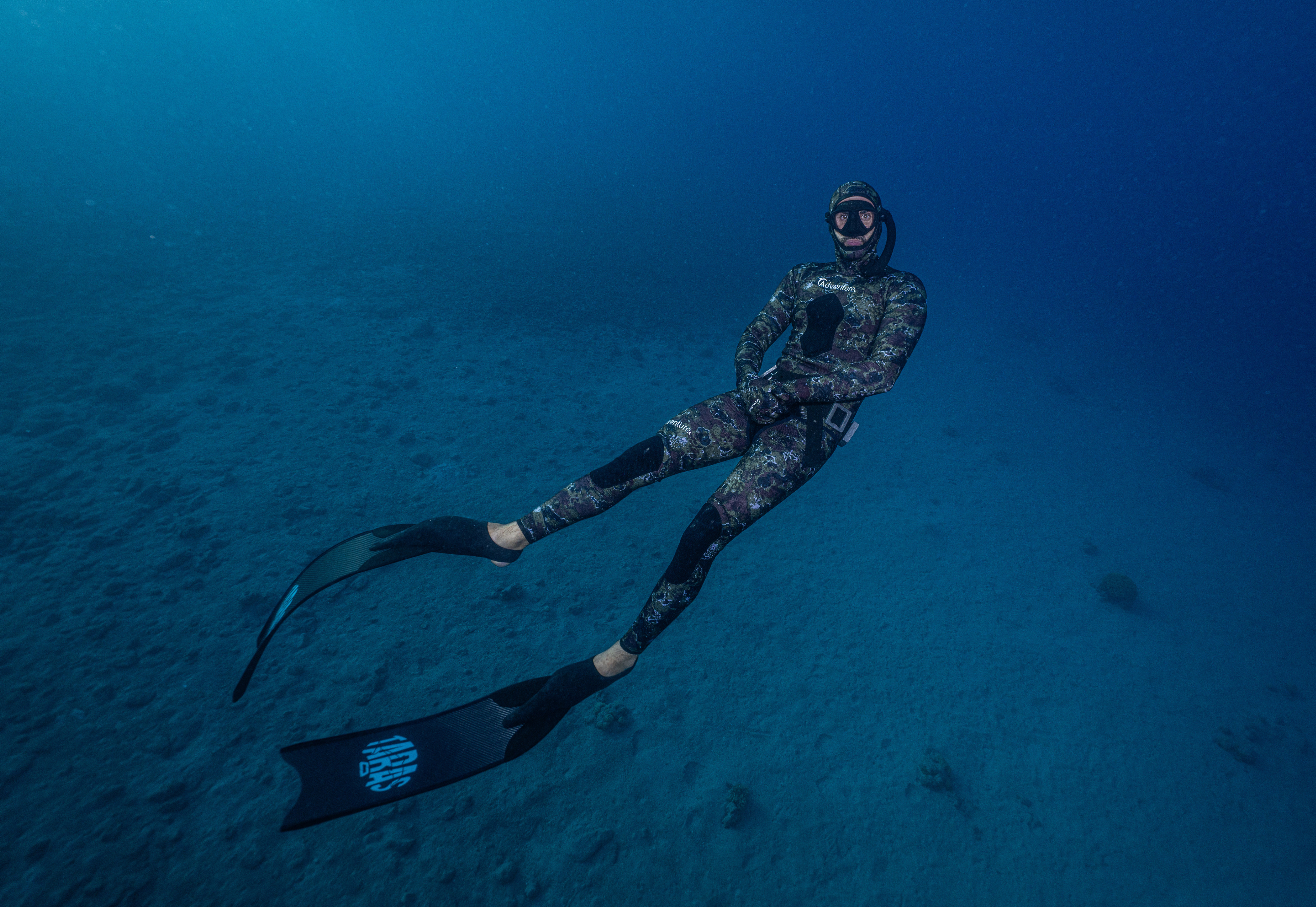 ADVENTURE 5.5mm Camo Spearfishing Pants חליפה צלילה חופשית לדיג חלק תחתון בעובי 5.5 מ"מ
