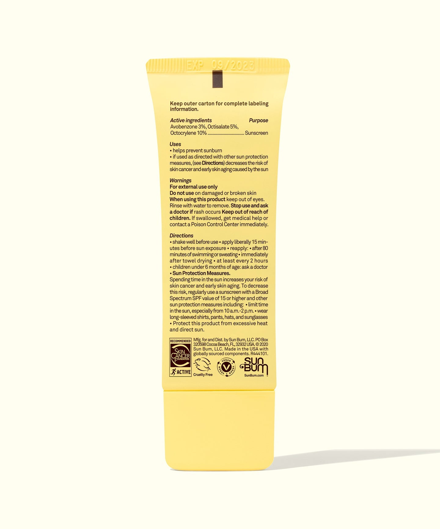 SUN BUM Original Glow SPF 30 Sunscreen Lotion קרם הגנה גלואו