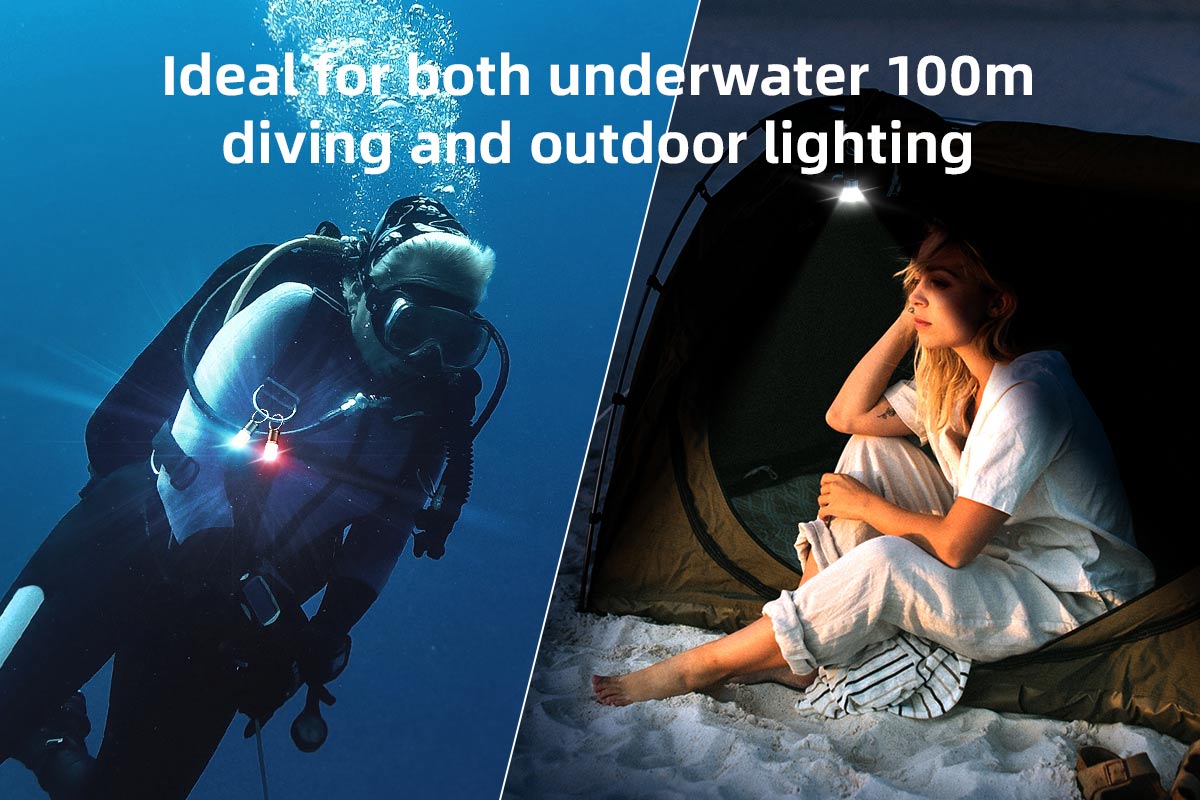 XTAR SD1 Diving Beacon מיני מבזק/פלאש צלילה - דוגית