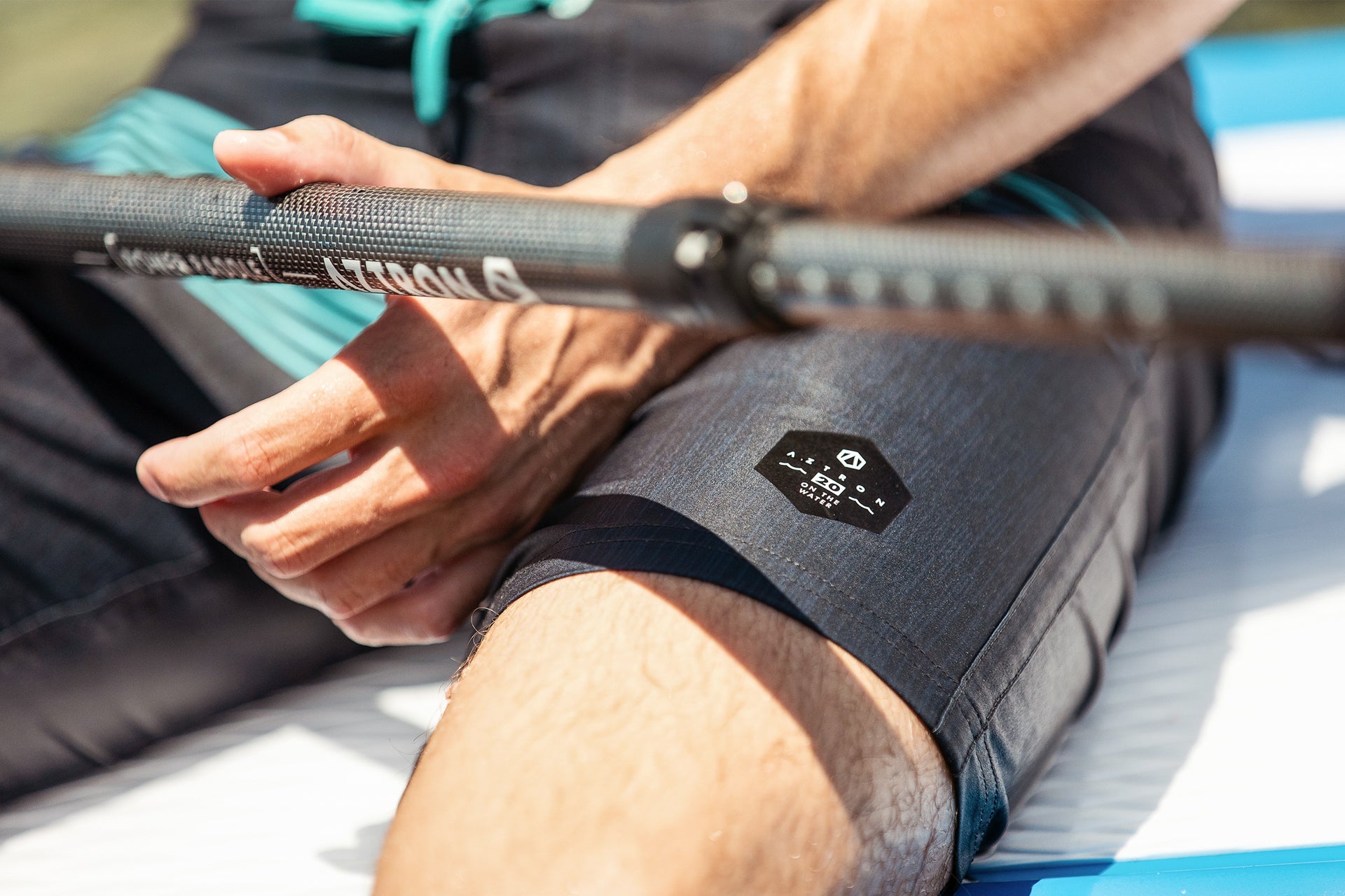 AZTRON HORIZON Men's Boardshort 20-INCH Blue בגד ים מכנס גלישה לגברים באורך 20 אינץ מודל 2025
