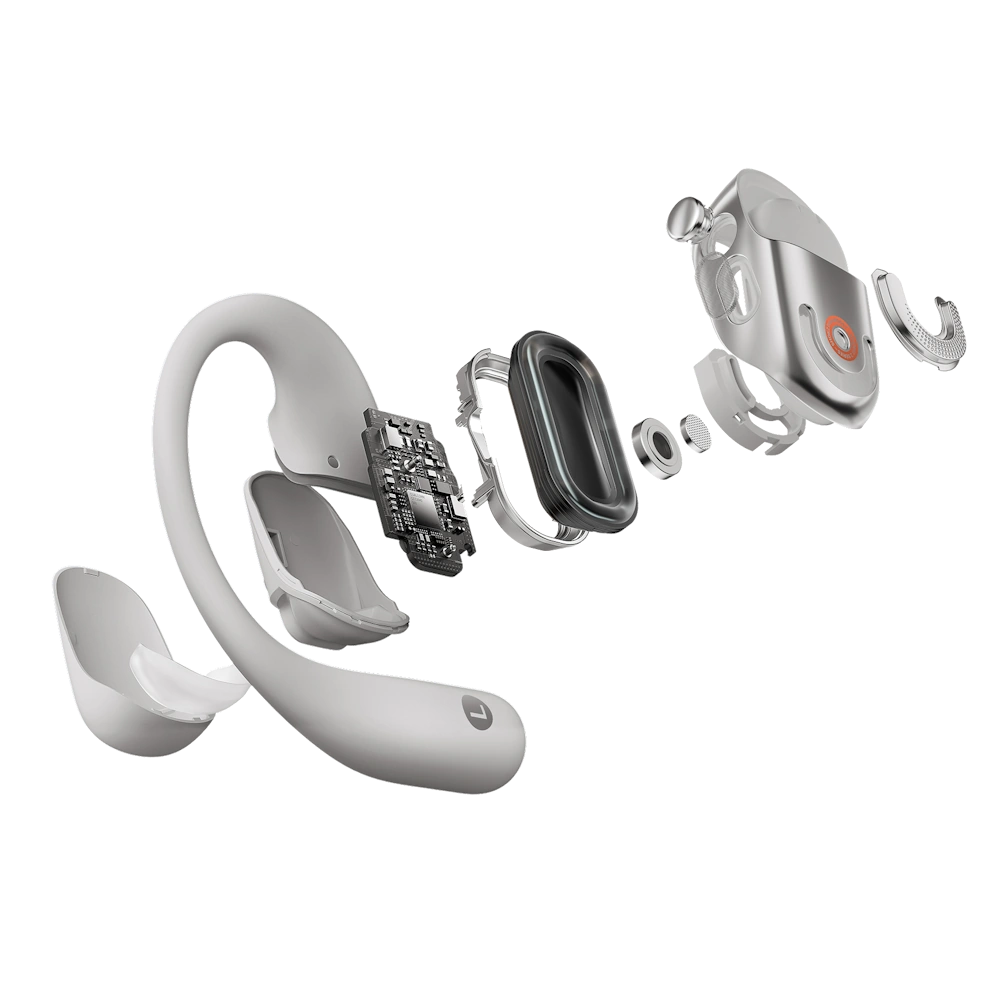 SHOKZ OPENFIT 2+ Open-Ear אוזניות הולכת אוויר אלחוטיות