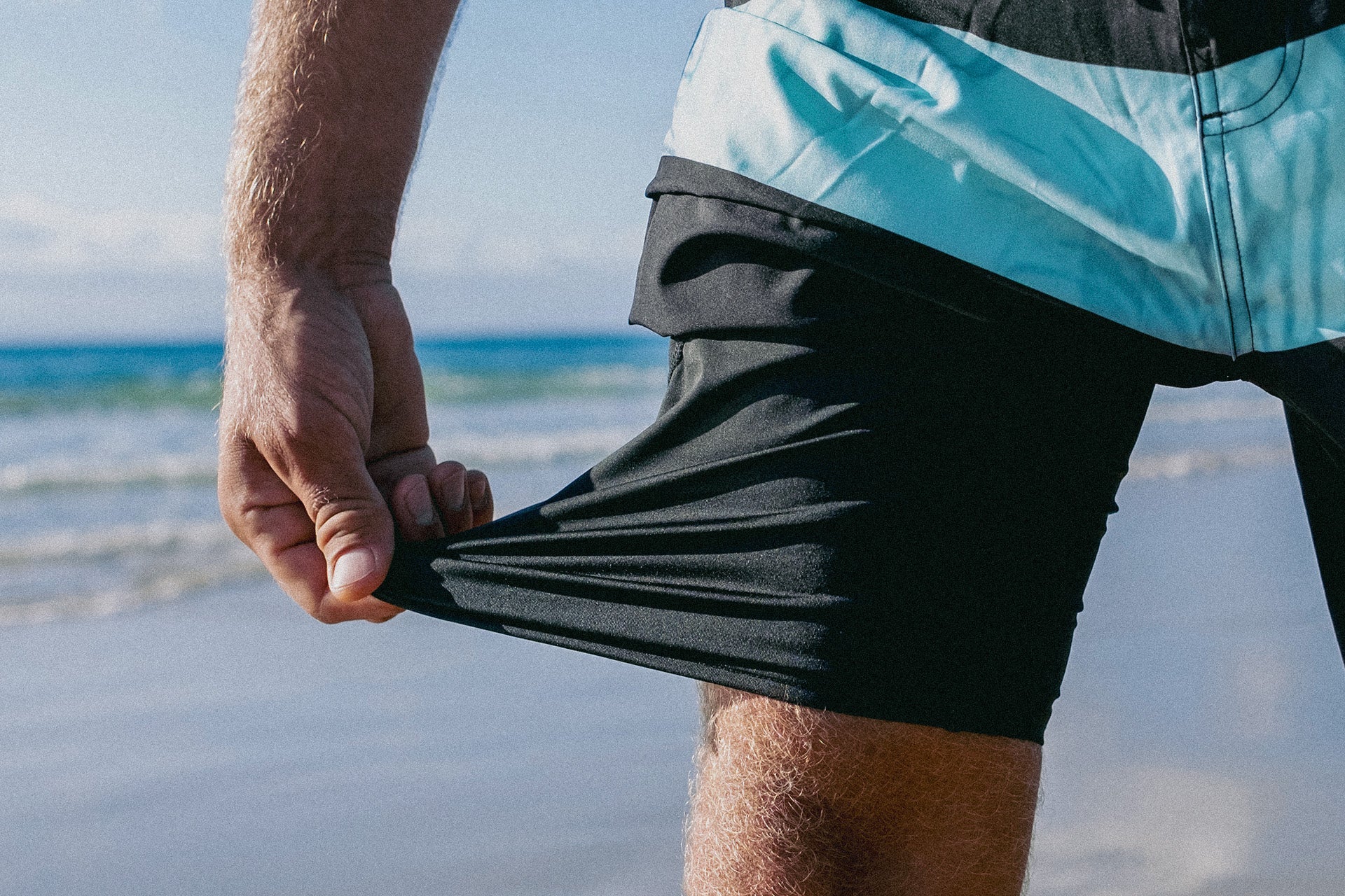 AZTRON SHADOW Men's Boardshort 20' בגד ים מכנס גלישה לגברים באורך 20 אינץ - דוגית