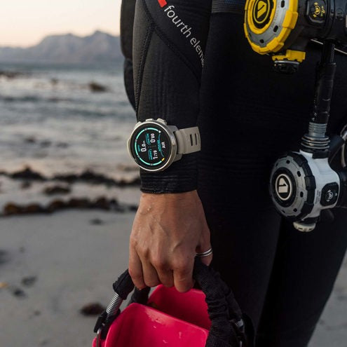 SUUNTO Ocean Sand שעון כושר ומחשב צלילה מתקדם בצבע חול - דוגית