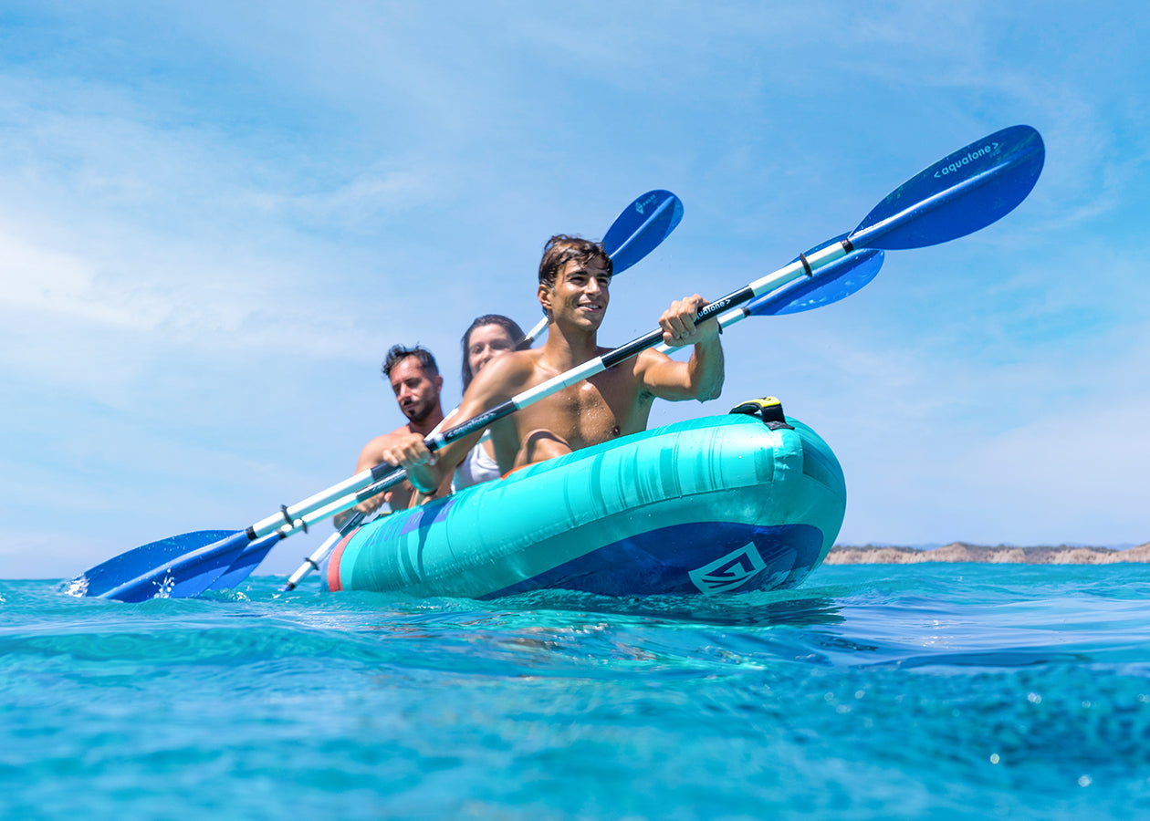 AQUATONE Blast 13'6" Recreational Kayak 3-Person קיאק מתנפח ל 3 אנשים באורך 410 ס"מ - דוגית