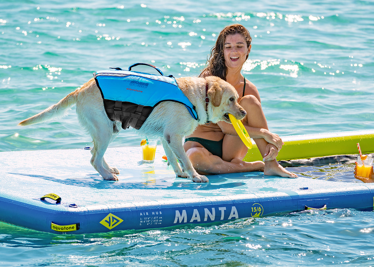 AQUATONE PAWSOME Pet Safety Vest ווסט ציפה ובטיחות לכלבים