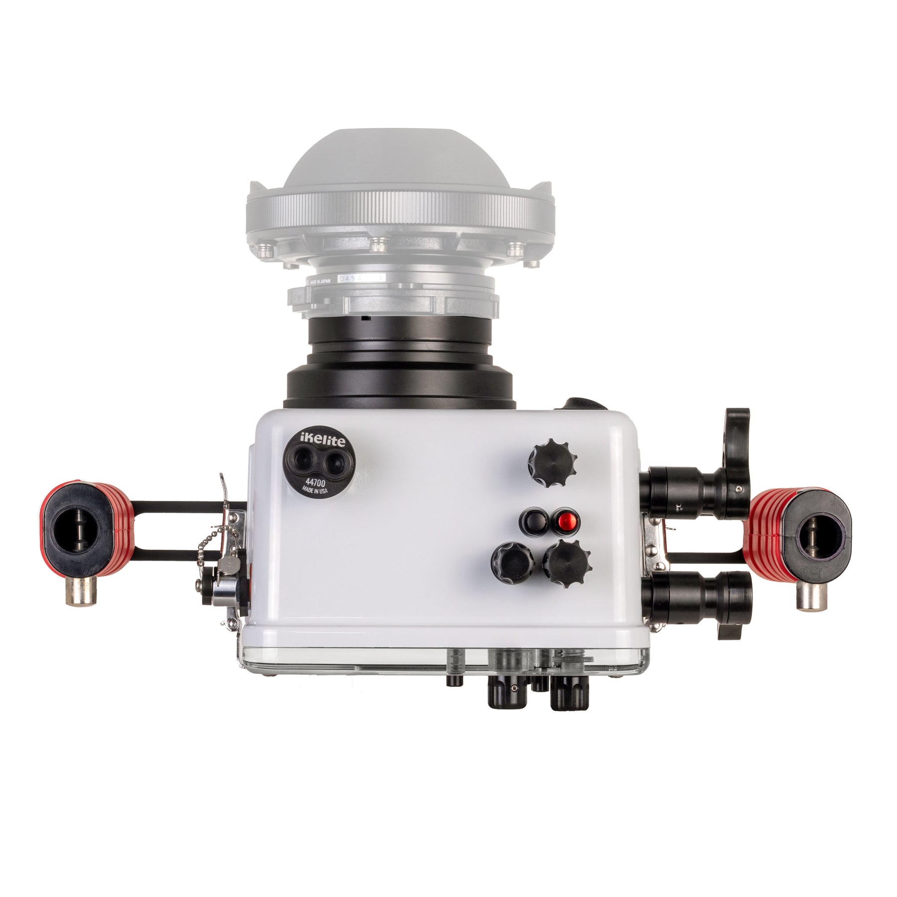 IKELITE 200FP/F Underwater Housing for Sony Alpha a6700 PZ 16-50mm with Fiber Optic Transmitter מארז צלילה עבור Sony Alpha a6700 עם עדשת PZ 16-50mm ומשדר סיבים אופטיים