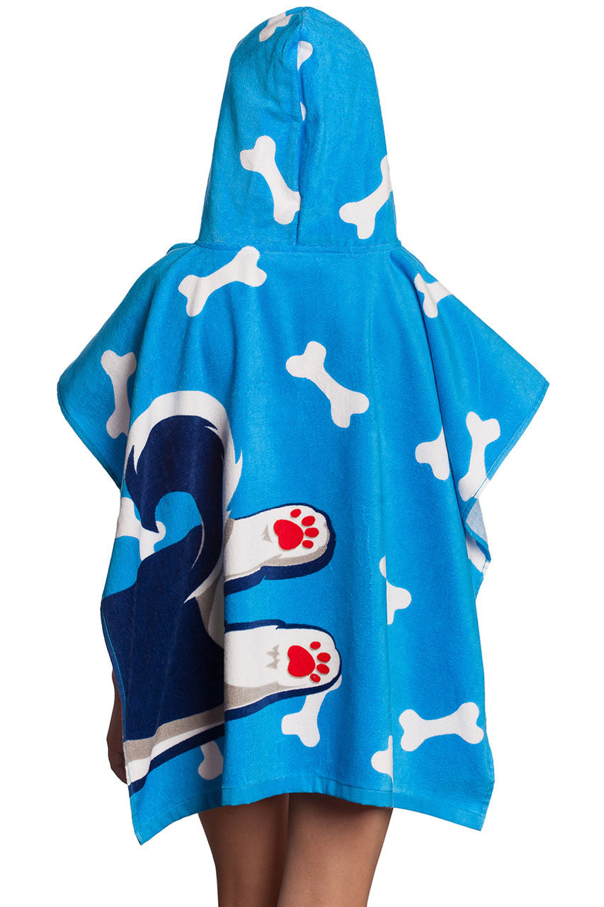 MAD WAVE Husky Kids Poncho מגבת פונצ'ו לילדים