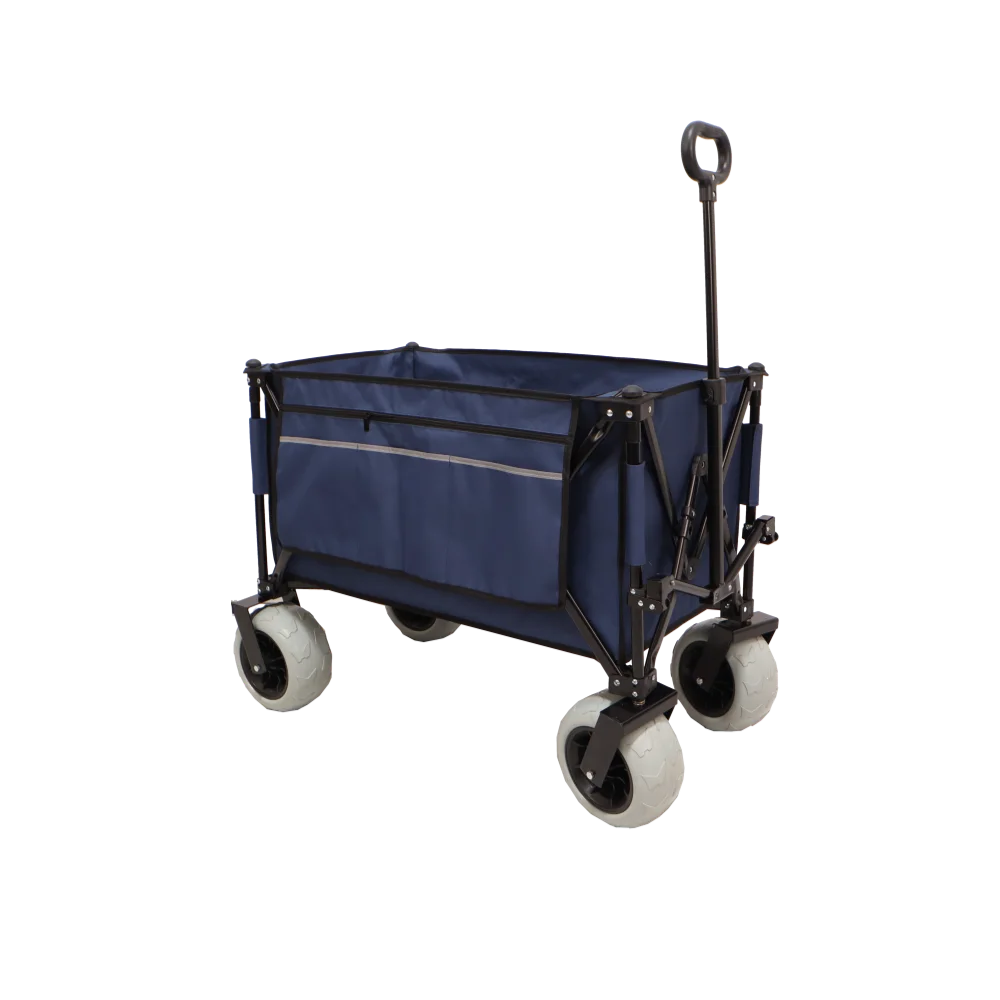 GLAMP עגלת קמפינג מתקפלת עם גלגלי בלון