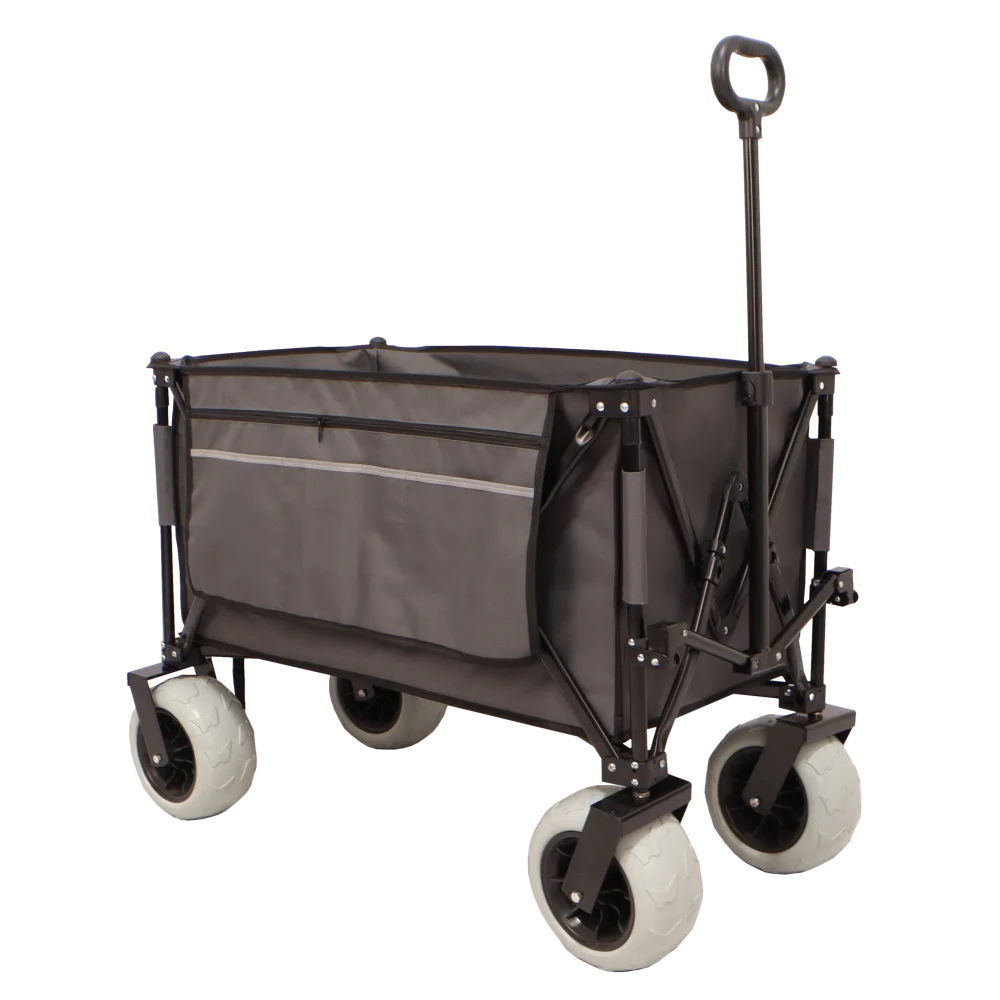 GLAMP עגלת קמפינג מתקפלת עם גלגלי בלון