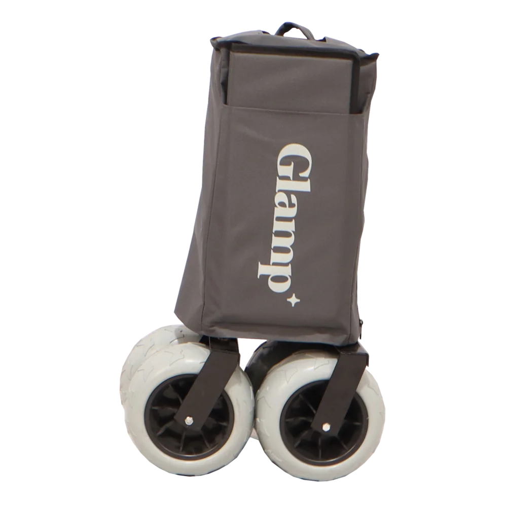 GLAMP עגלת קמפינג מתקפלת עם גלגלי בלון