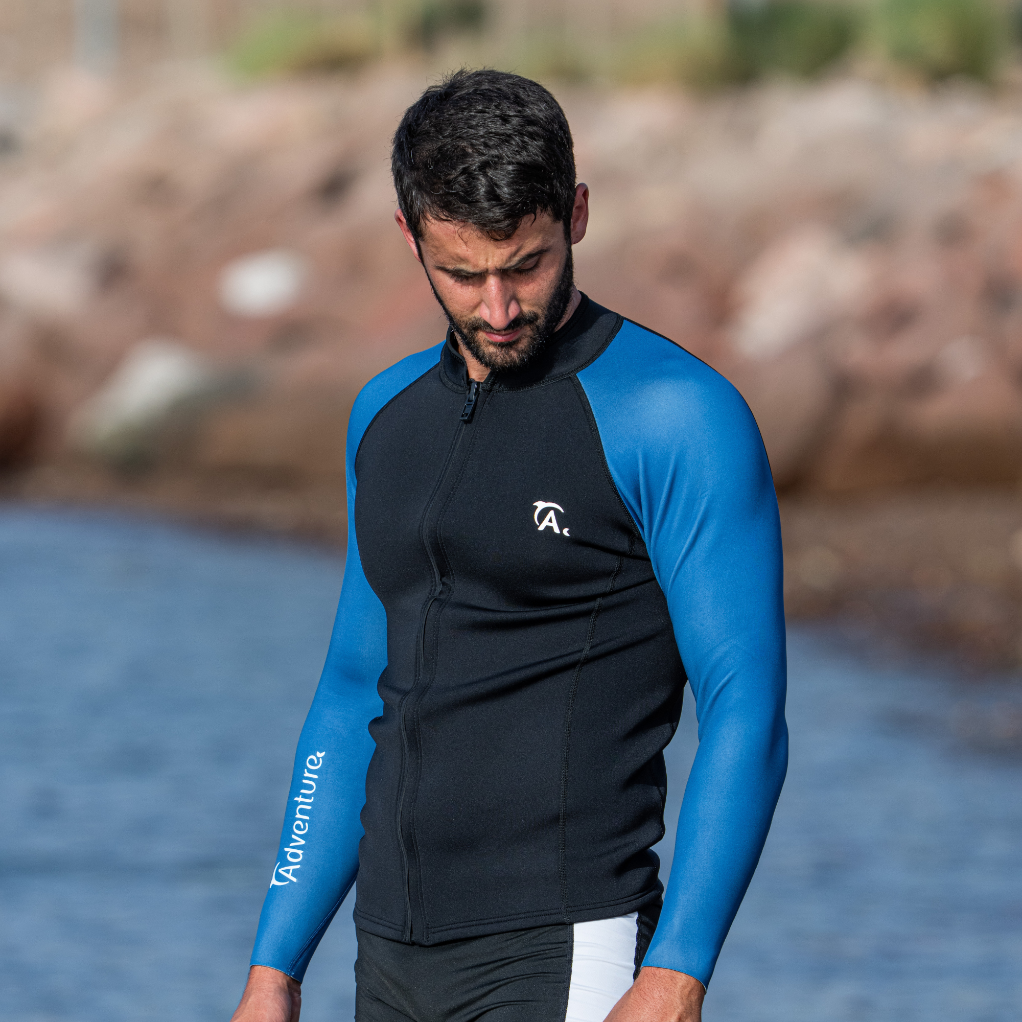 ADVENTURE 2mm Neo Jacket Black / Navy ג'קט נאופרן בעובי 2 מ"מ