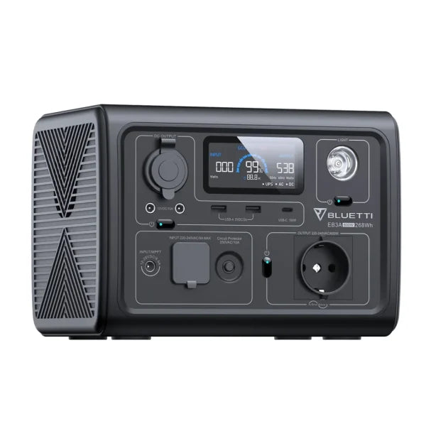 BLUETTI EB3A 600W 268Wh תחנת כוח ניידת