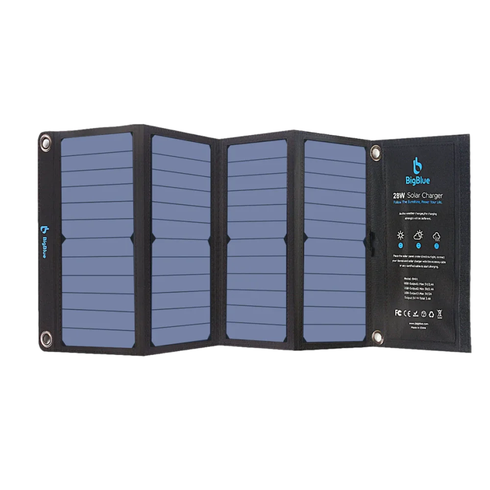 BIGBLUE 28W Mono solar panel B428 פאנל סולארי