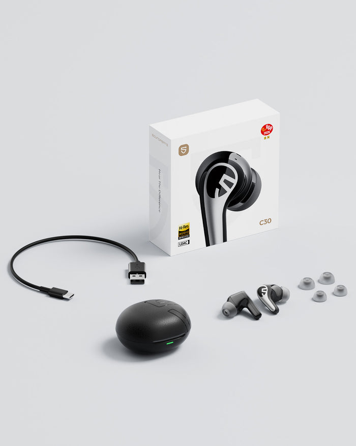 SOUNDPEARS C30 אוזניות In-ear עם ביטול רעשים בעזרת AI