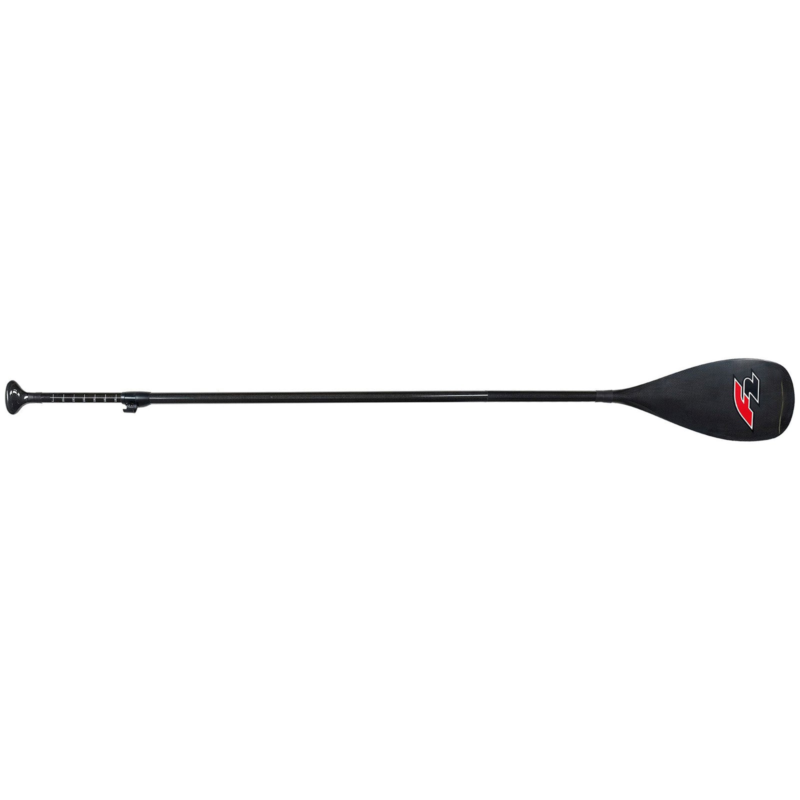 F2 Carbon 85% 3 part Black משוט 85% קרבון 3 חלקים לסאפ