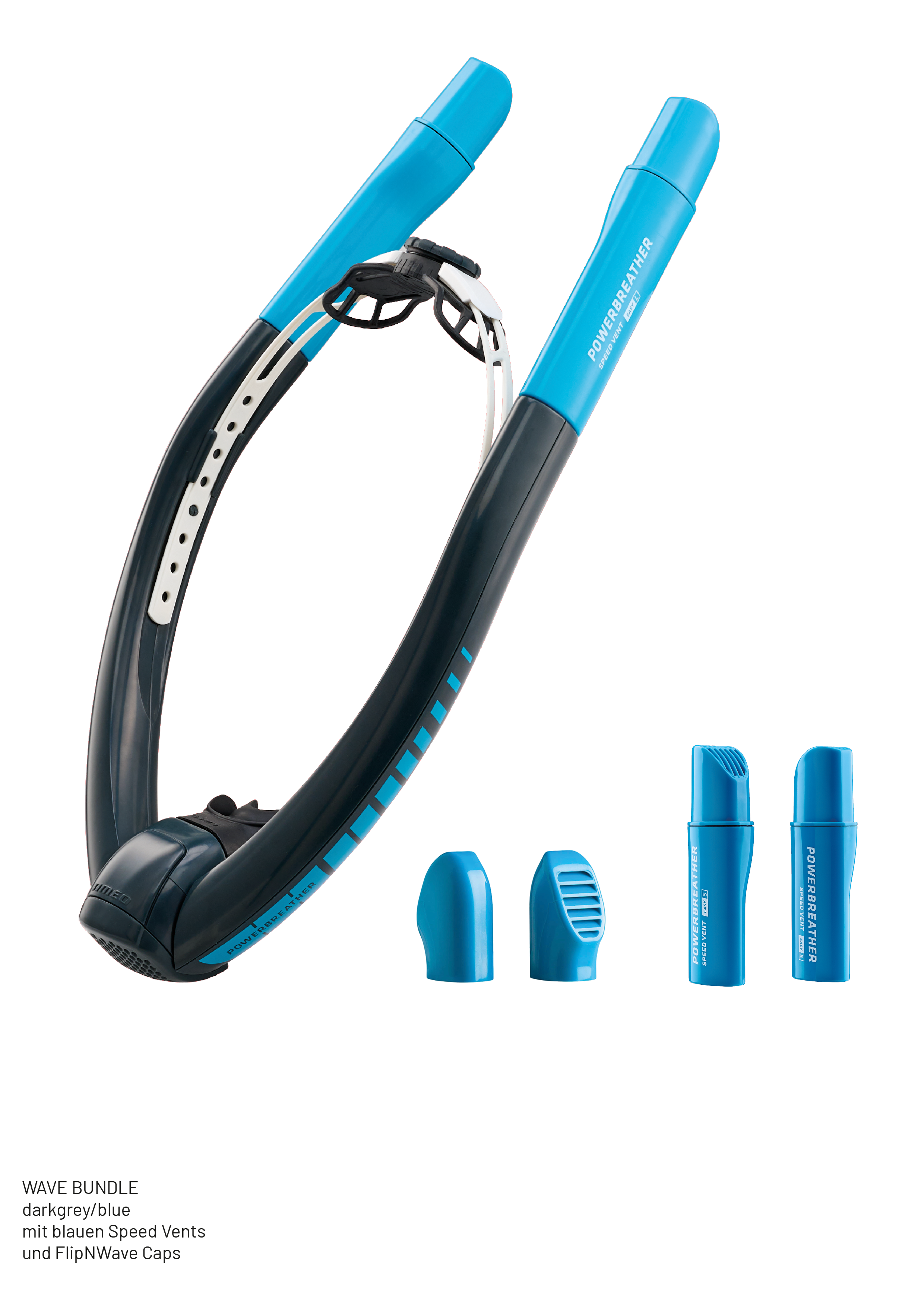 שנורקל שחיה Ameo Powerbreather Wave