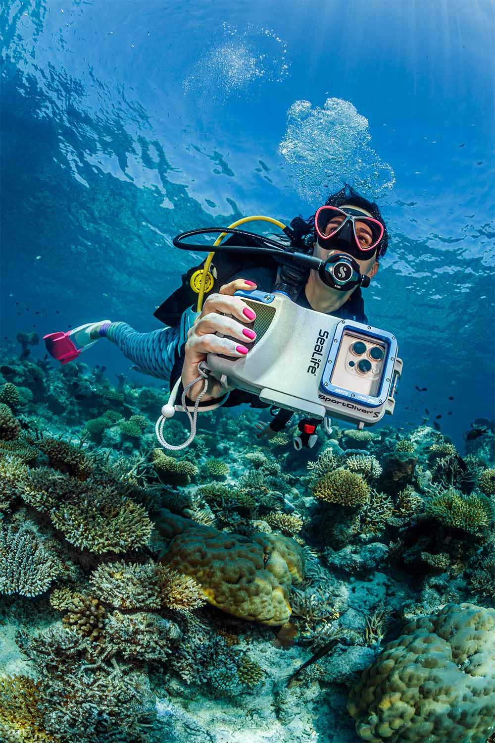 SEA LIFE SportDiver S Smartphone Housing מארז תת ימי מתקדם לסמארטפון - דוגית