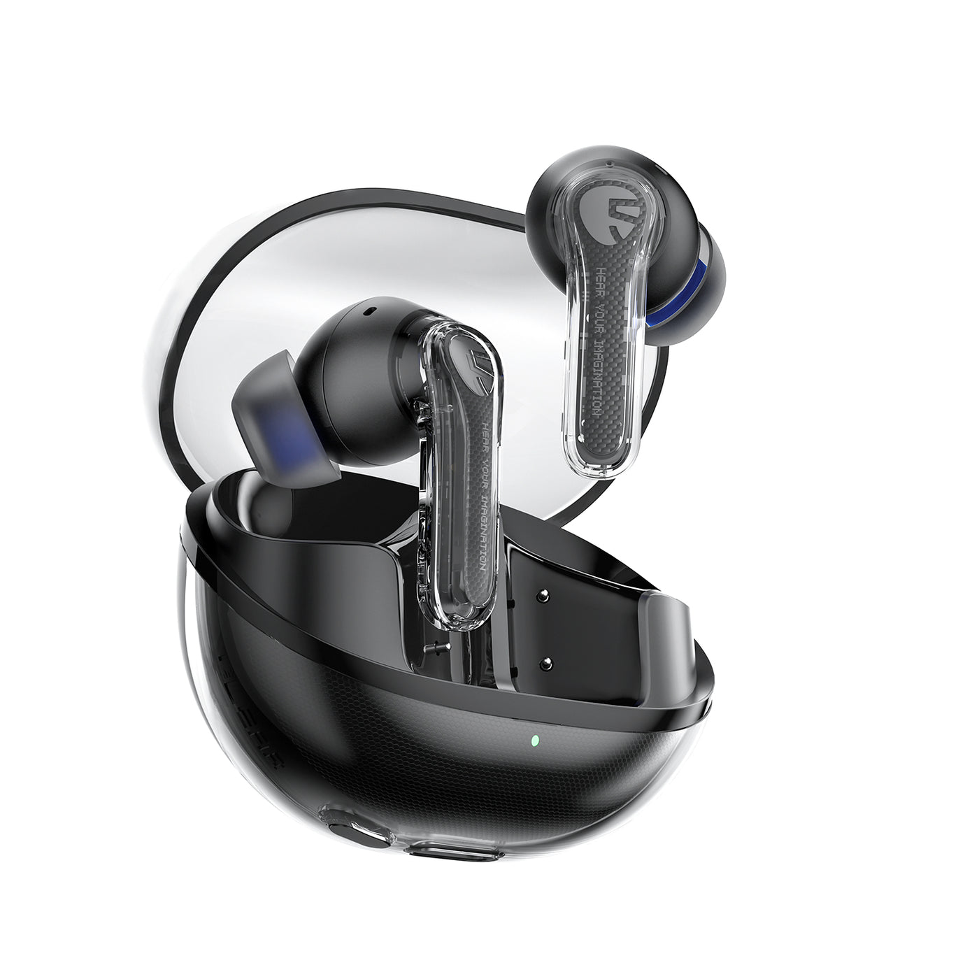 SOUNDPEATS Clear Black אוזניות אלחוטיות בצבע שחור