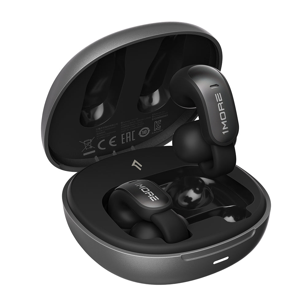 1MORE Fit SE Open Earbuds S12 Black אוזניות קליפס אלחוטיות בצבע שחור - דוגית