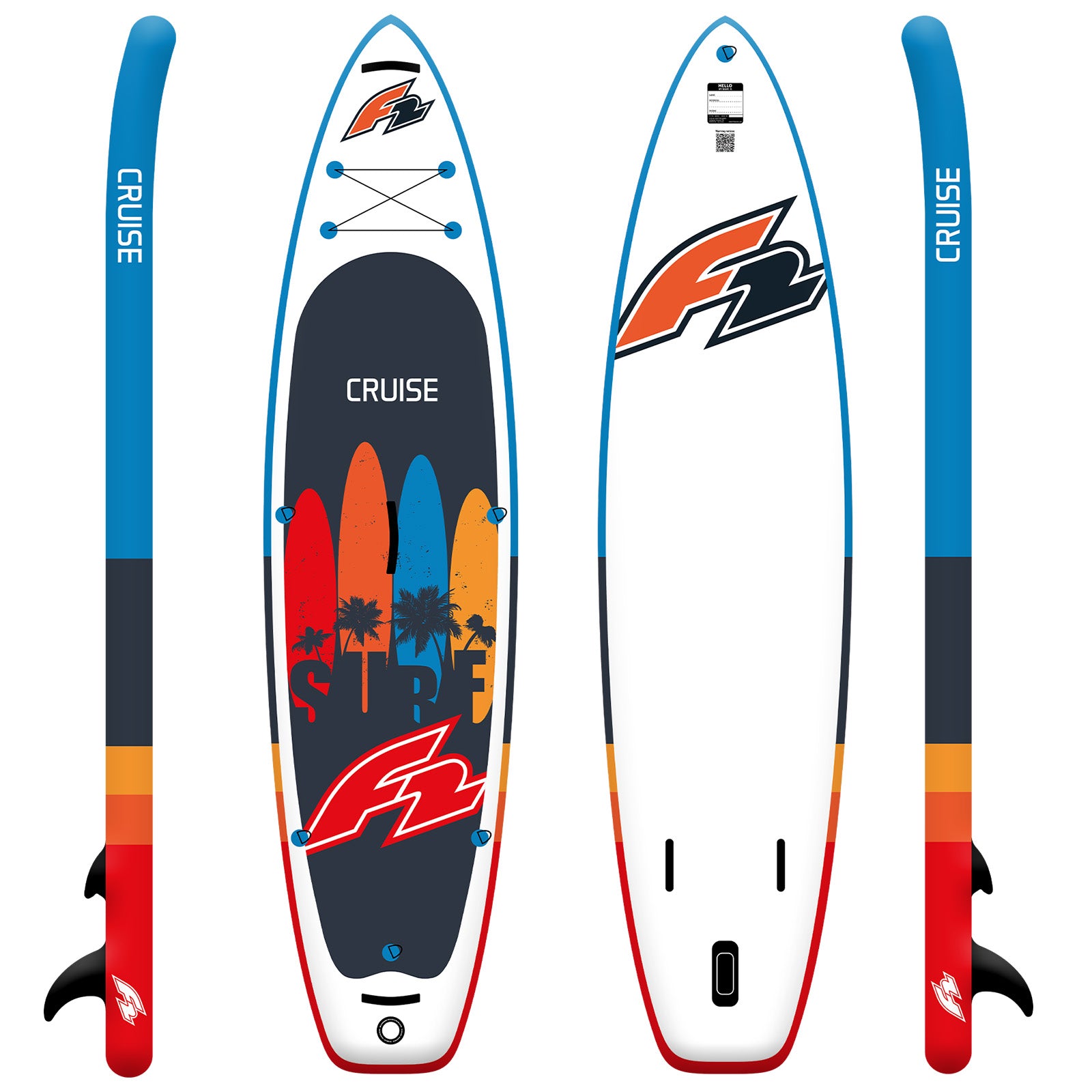 סאפ מתנפח F2 Cruise HFT 10'6″/11'6″