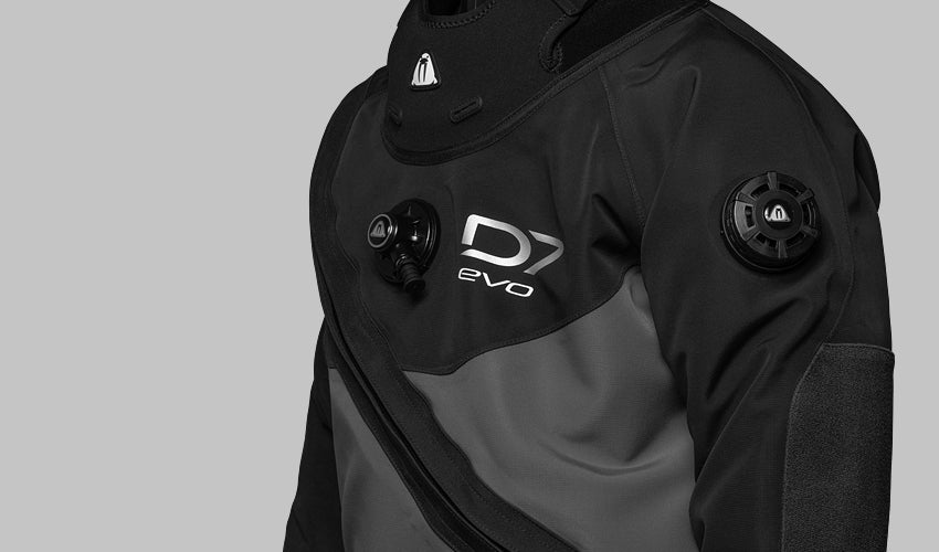 WATERPROOF D7 EVO Drysuit Men חליפה יבשה לגברים