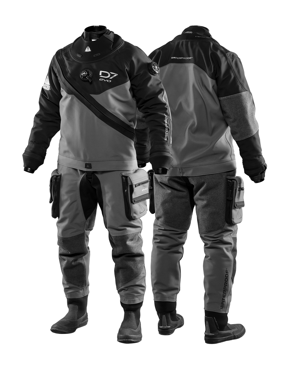 WATERPROOF D7 EVO Drysuit Men חליפה יבשה לגברים