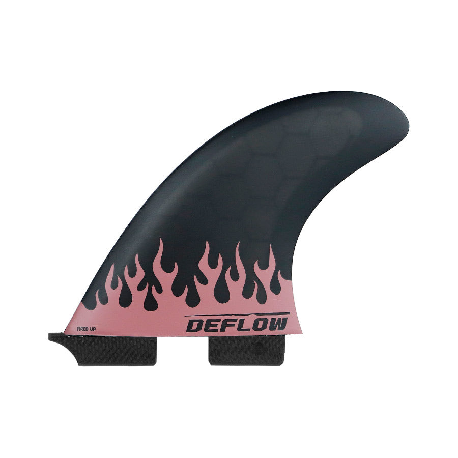 DEFLOW Grom Series Fired Up Fins סט חרבות לגלשן לילדים