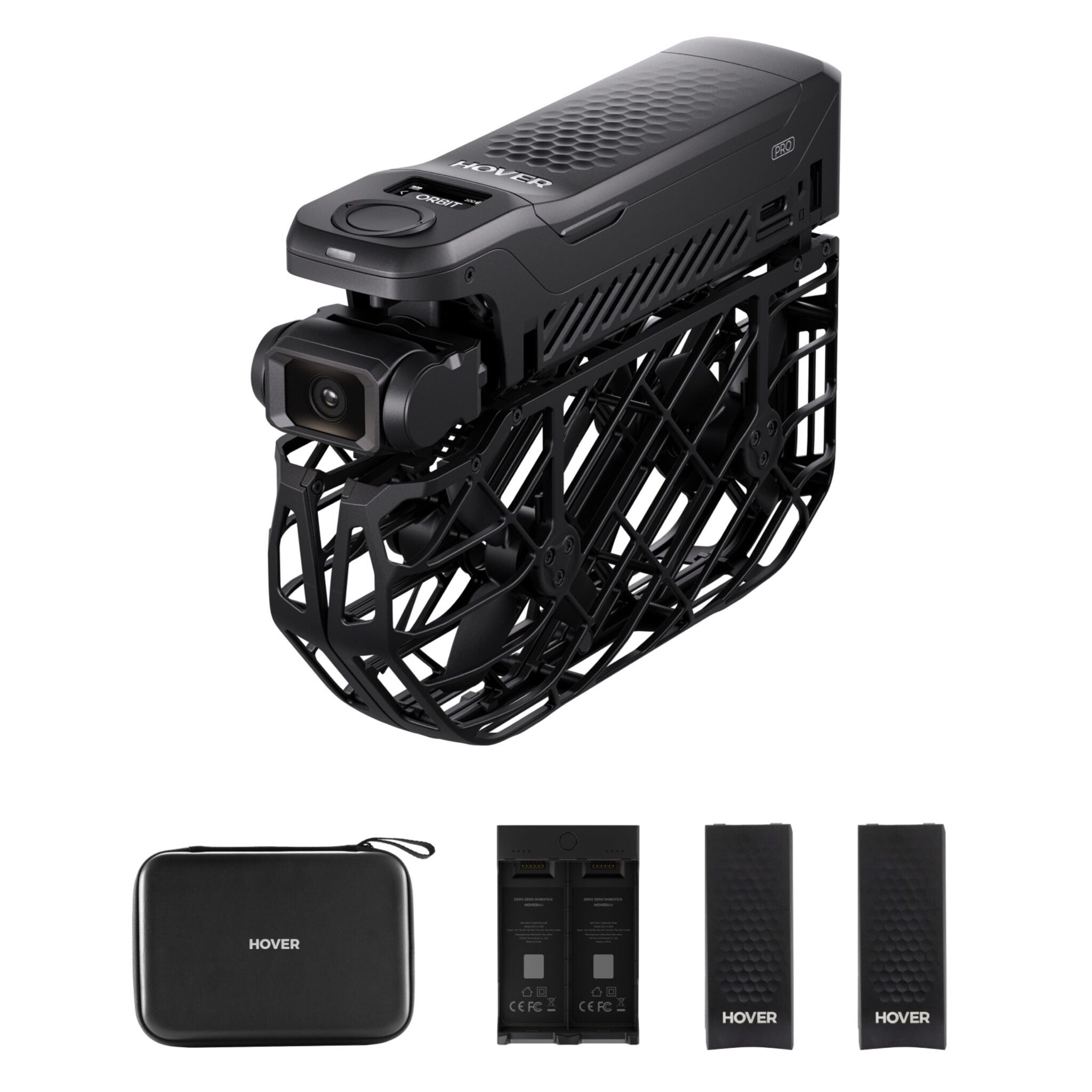 HOVERAir X1 Pro Combo ערכת רחפן חכם לצילום אישי + סוללה חכמה + תחנת טעינה ותיק אחסון